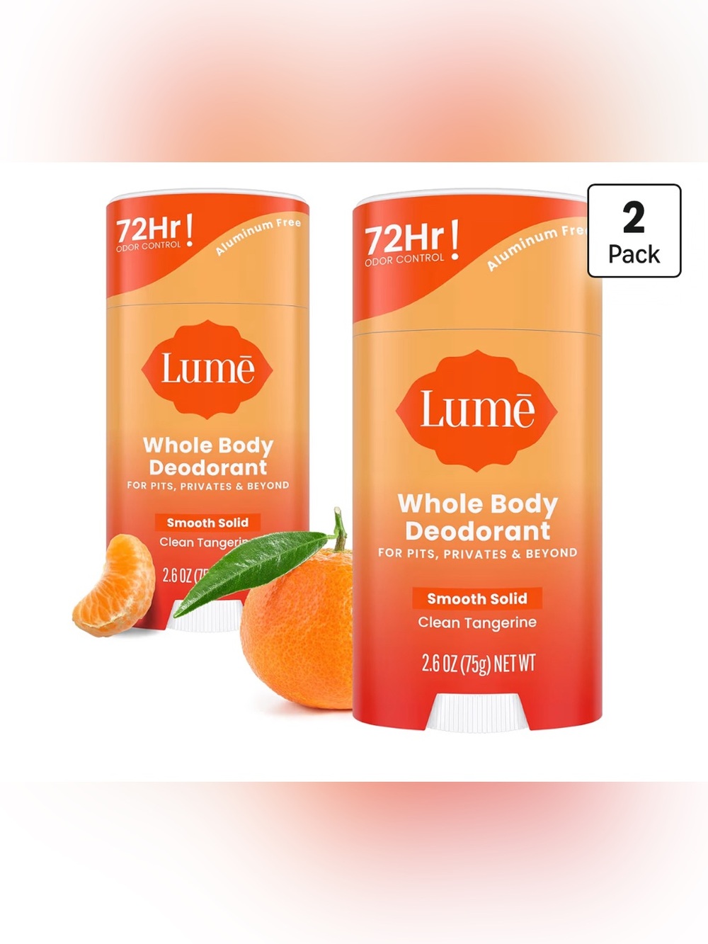 Lume Whole Body Deodorant 2 pack